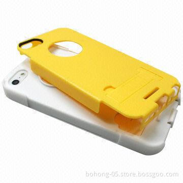 Car Mounts/Cases for iPhone 5, Made of TPU + Silicone, Gorgeous Twin Set